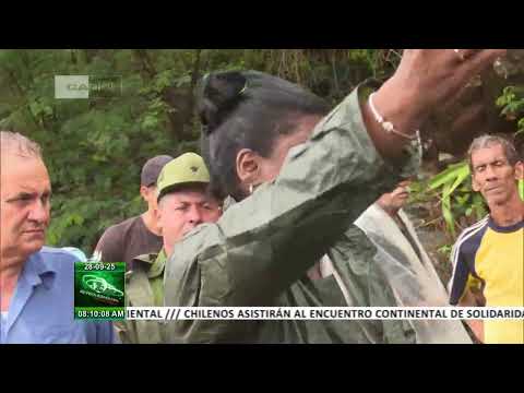 Intensas lluvias provocan afectaciones en comunidades rurales en Santiago de Cuba