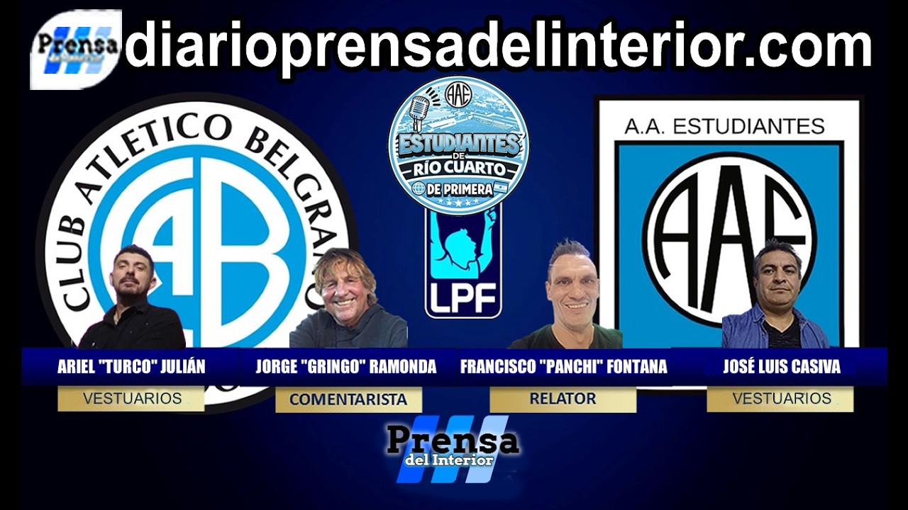 Belgrano vs Estudiantes de Río Cuarto EN VIVO | Torneo Clausura 2026