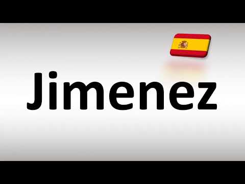 How to Pronounce Jimenez in Spanish