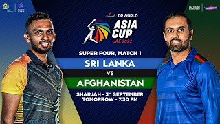 LIVE Sri Lanka v Afghanistan OFFICIAL Ball-by-Ball Commentary | Asia Cup 2022 | Super 4 | SL v AFG