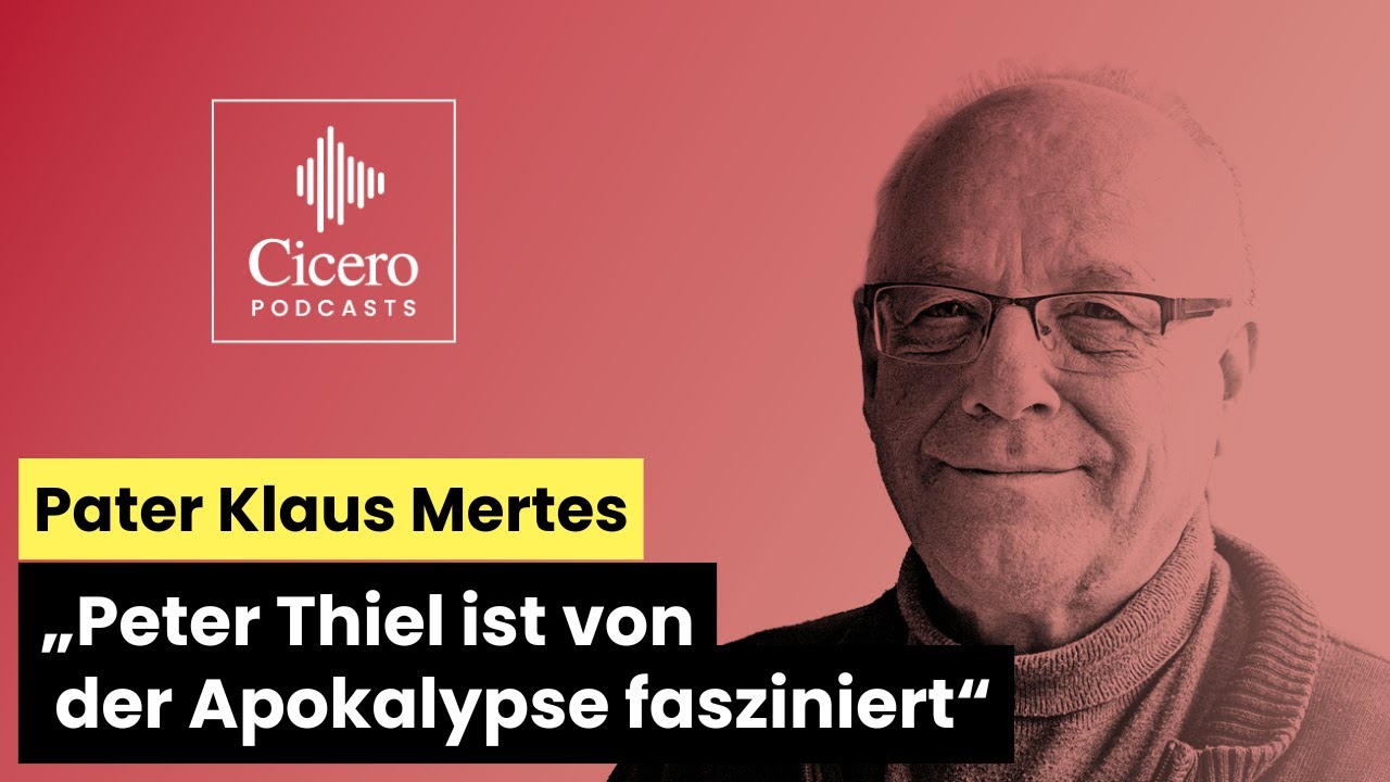 Pater Klaus Mertes: „Peter Thiel ist von der Apokalypse fasziniert“