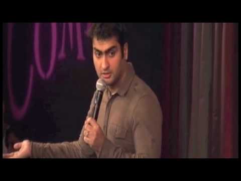 Kumail Nanjiani doing Stand up