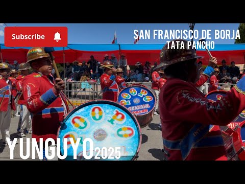 Morenada Fiesta San Francisco de Borja (Tata Pancho)Yunguyo 2025|Banda Intergalactica Poopo De Oruro