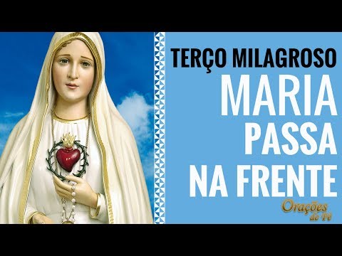 MIRACULOUS ROSARY MARY GOES IN FRONT