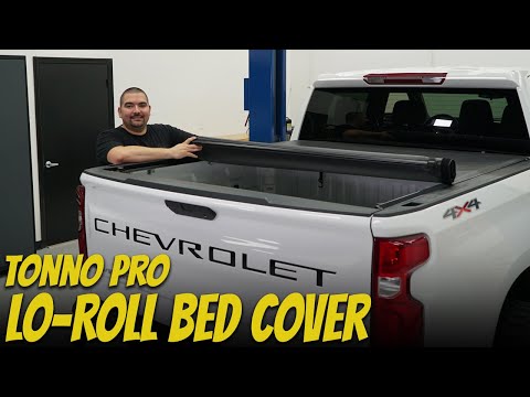 2019-2020 Chevy Silverado Tonno Pro Lo-Roll Cover - Phastek Install