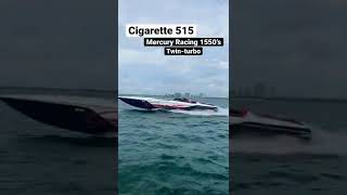 Insane 3,100 Horsepower Speedboat - Cigarette 515 #shorts
