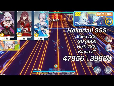 MA EX - Heimdall (SSS) [47856/39880] - Luna (S0) GD HoTr (S2) [Kiana 2*]