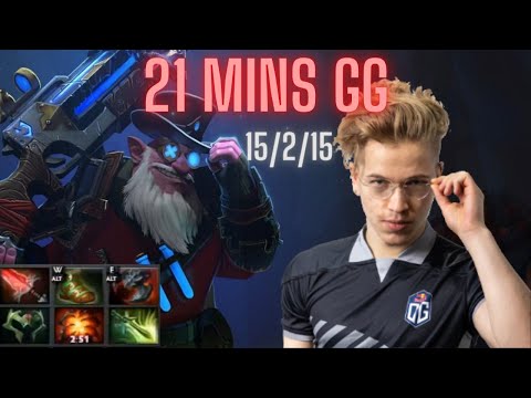 OG.Topson - Sniper 21 mins GG with camera (EZ GAME)