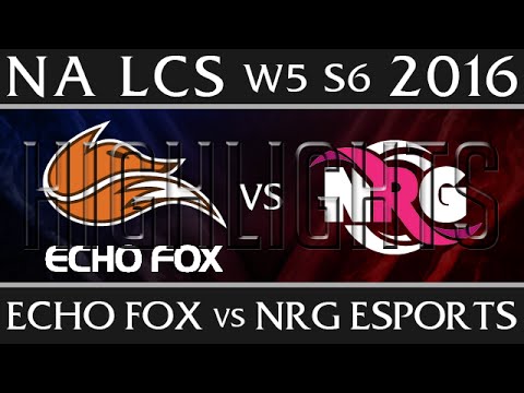 Echo Fox vs NRG Esports | Highlights NA LCS W5D2 2016 Spring S6 | FOX vs NRG Week 5