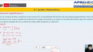SISTEMA DE ECUACIONES 3