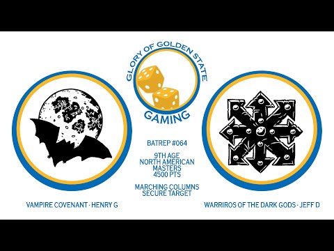 Vampire Covenant v Warriors of the Dark Gods - GGG 064 9th Age Battle Report