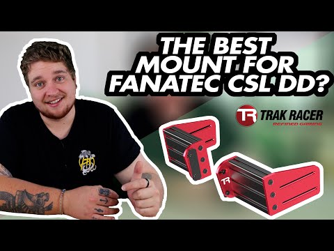 Is This THE BEST MOUNT FOR THE CSL DD?! | TrakRacer's NEW Wheel Mount For Fanatec Wheelbases
