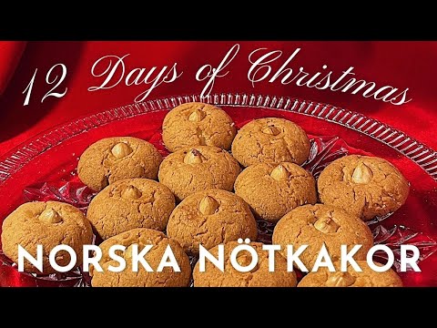 NORSKA NÖTKAKOR | Norwegian Nut Cookies | 12 Days of Christmas 2022 ep.4