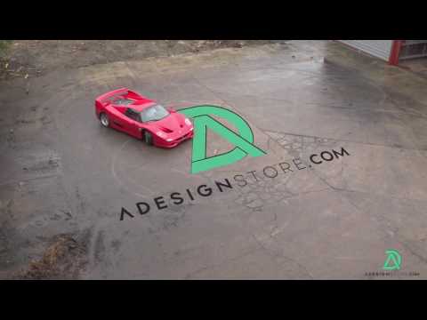 Logo Presentation ADESIGNSTORE.COM  on Ferrari F50