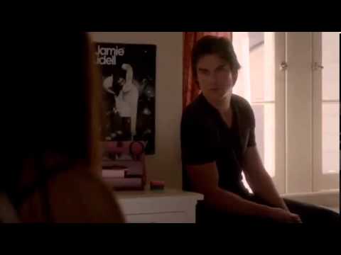 Vampire Diaries season 4 episode 6 - Damon/Elena "You saved me Damon." There's a cure."