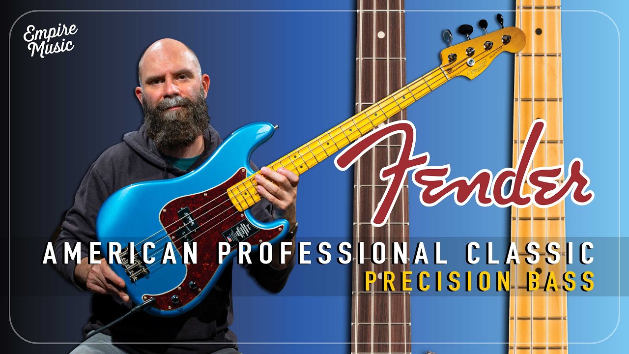 Fender American Professional Classic Precision Bass | EMPIRE MUSIC - YouTube