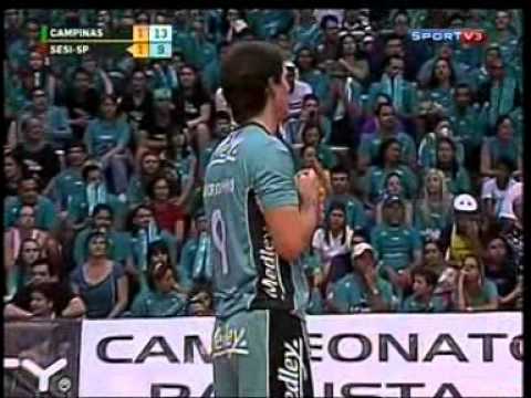 FINAL PAULISTA MASCULINO: MEDLEY/CAMPINAS X SESI /SÃO PAULO 1º JOGO