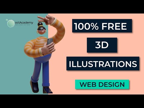 Free 3D Illustrations for Web Design - Free Design...