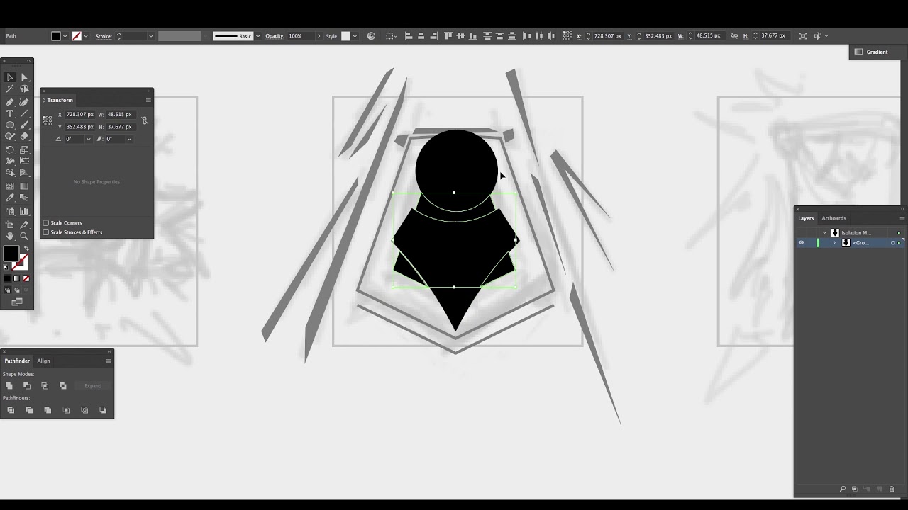 icon design timelapse