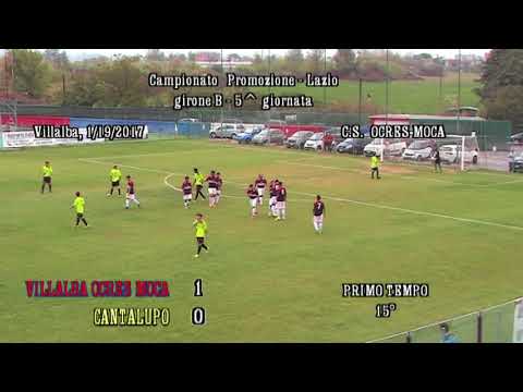Villalba Ocres Moca  - Cantalupo -  Gol Petrangeli  - 1 ottobre 2017