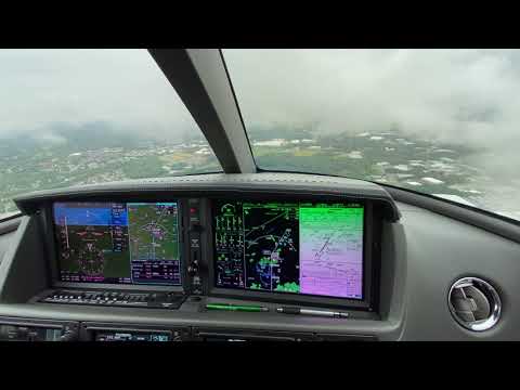 Cirrus Jet ( SF50 G1) breaking out on the ILS into KGSP