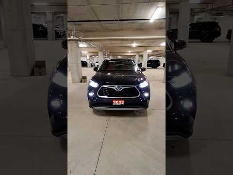 2023 Toyota Highlander in Blue for sale at North London Toyota in London, ON