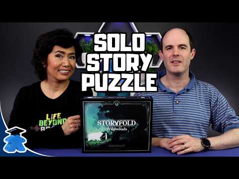 Storyfold Wildwoods - A Solo Storybook Adventure That Fights Back. Board Game Review.