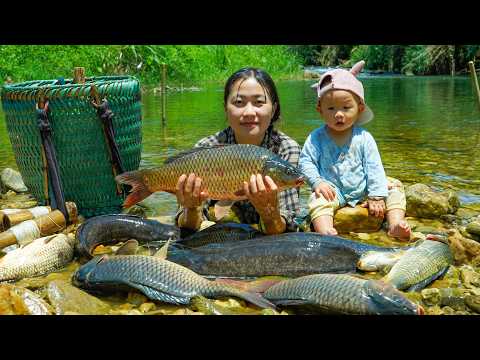 60 Days: A Single Mom and Her Child Fishing - Building a New Life and Survival Story Wild