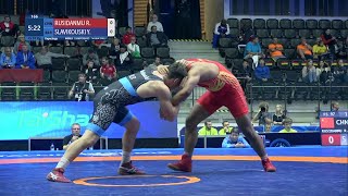 Repechage FS - 97 kg: R. RUSIDANMU (CHN) v. Y. SLAVIKOUSKI (BLR)