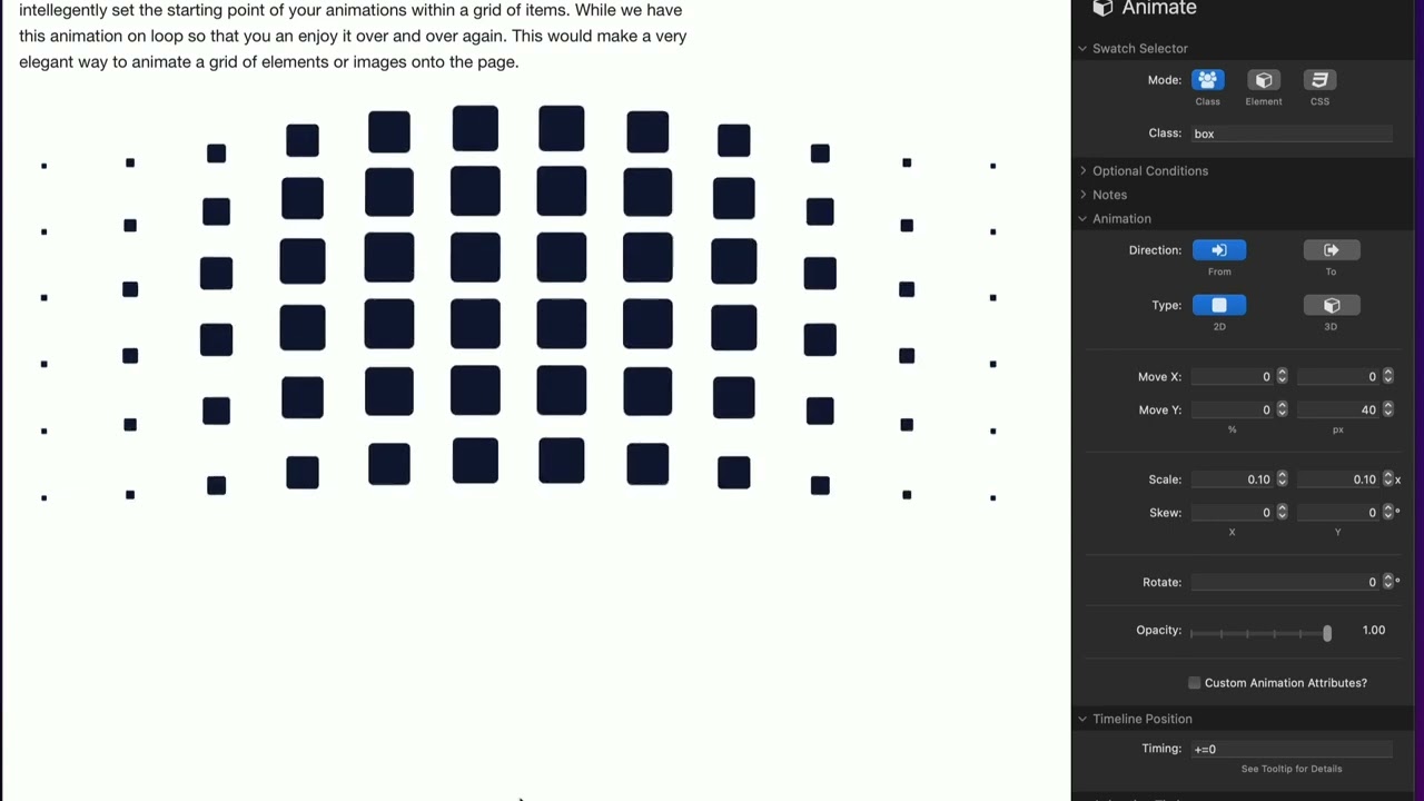 Drift Pro - Staggering Animations