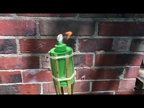 YouTube video about: How to put out tiki torch flame without snuffer cap?