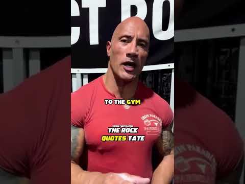 The Rock DIRECTLY quotes Andrew Tate????????