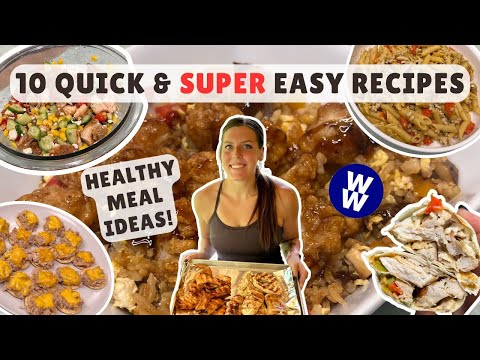 10 Simple & Healthy Recipes for Weight Loss | WeightWatchers Points & Calories | Quick Meal Ideas