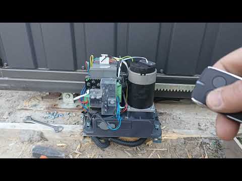 Приклад як працює привід відкатних воріт steelon navi DC 500 24v зі встроіним акумулятором