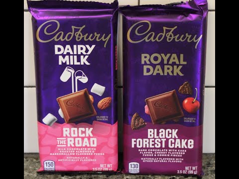 Cadbury Dairy Milk Rock The Road & Royal Dark Black Forest Cake Review