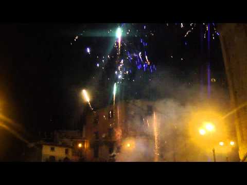 Montagano 15 Agosto 2010 fuochi d'artificio in Via Rampa dei Leoni