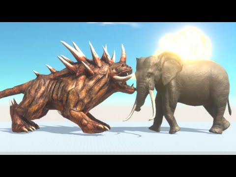 HELLHOUND vs SAME SIZE EVERY UNIT - Animal Revolt Battle Simulator