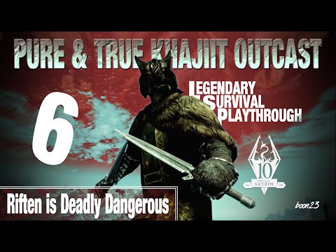 Pure & True Khajiit Outcast Build (6) Riften is Deadly Dangerous - Skyrim AE Legendary Survival