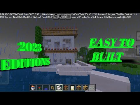 Insane Minecraft Build Tutorial - Easy Steps for Modern House