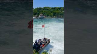 Largest Waterfall in Europe 🌊 Rhine Falls Schaffhausen 🇨🇭Please Follow 🫵🏽🫠✌🏽