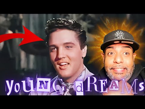 THE VOICE OMG!!!!! | Elvis Presley AI 5K Colorized / Restored - Young dreams | REACTION!!!!!!!