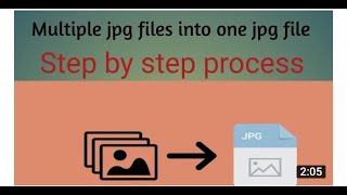 How to Multiple jpg file into one jpg file (Bina koi Software ke ) | fk tech world