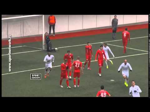 Pogodak Danila Nikolića na utakmici  15. kola JSL Voždovac - Radnički Niš 2:1 (0:1)