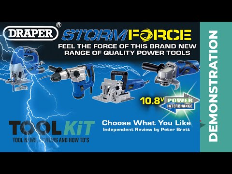 Draper STORMFORCE INTERCHANGE 10.8v Choose What You Like Demonstration of these GREAT POWER TOOLS
