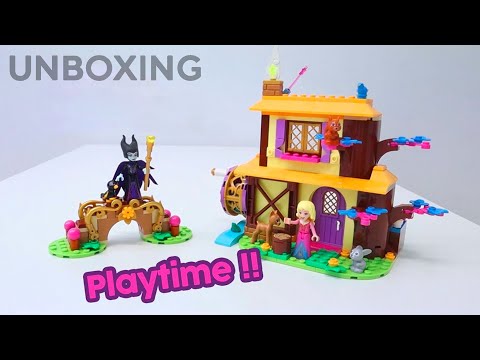 (43188 LEGO Aurora Cabin) Unboxing & Playtime | Bricks Smart