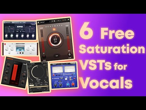 6 Great FREE Saturation Plugins For Vocals 2025