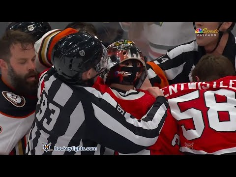 Radko Gudas vs MacKenzie Entwistle Mar 12, 2024