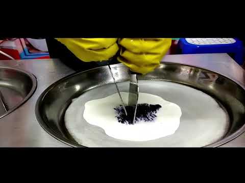 Blueberry Ice-cream Roll in Mymensingh|Mymensingh Desert|First time in Mymensingh|120 Taka