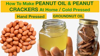 Peanut Oil - Cold Pressed  / Groundnut Oil / No Machine