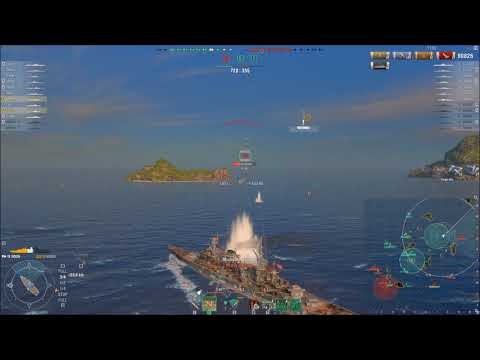 Deutscher Kreuzer Roon T9 vs Moskva T10